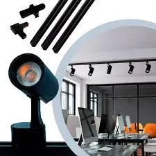 Trilho de iluminação em spot 2 metro 6 spot  - Foto 3