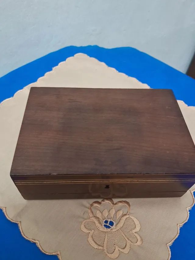 Antiga Caixa de machetaria com paisagem do farol da Barra/Bahia  - Foto 6