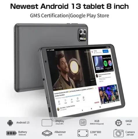 Tablet Pritom 8" 4gb Ram 64gb Quad Core Android 13 5000mah - Foto 5