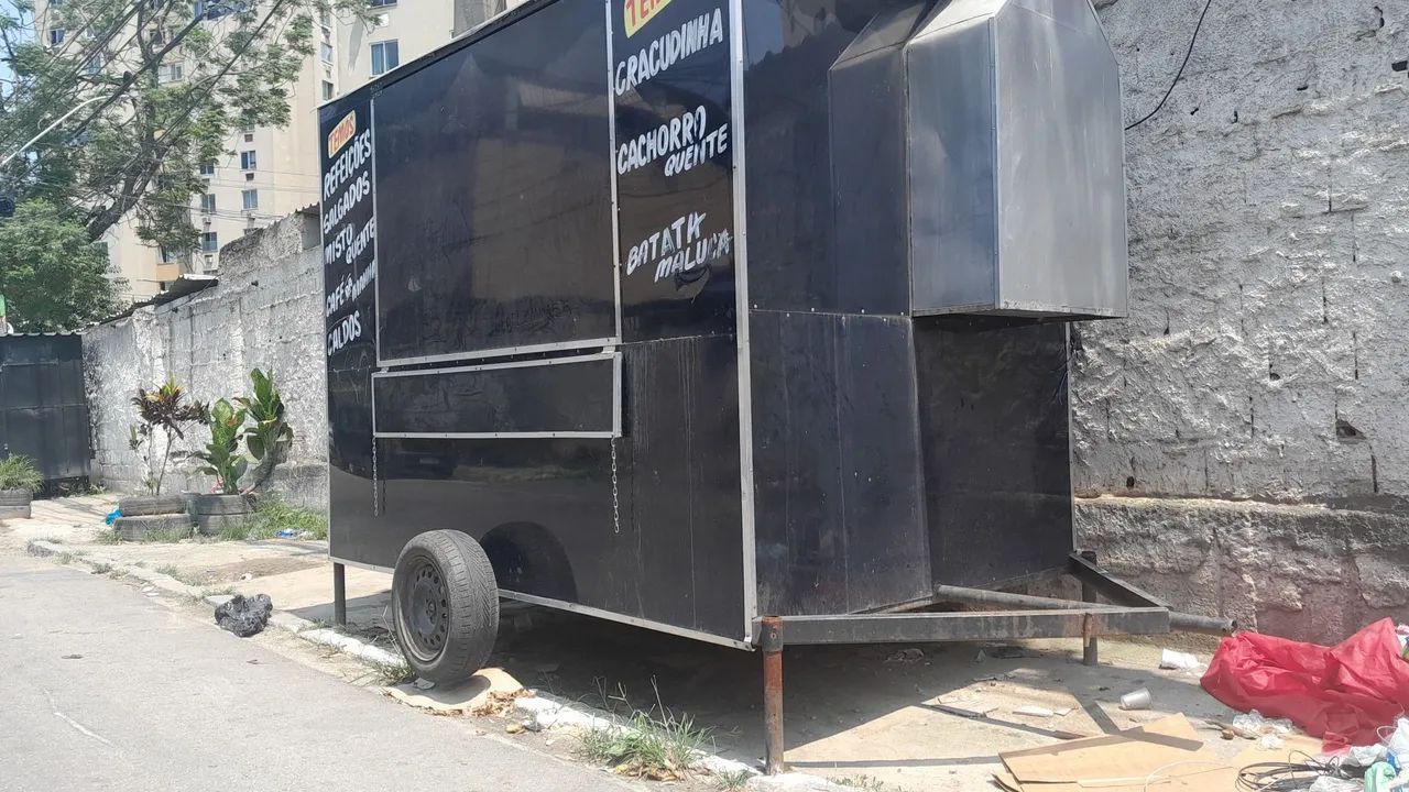 Trailer artesanal vendo ou troco por moto ou carro