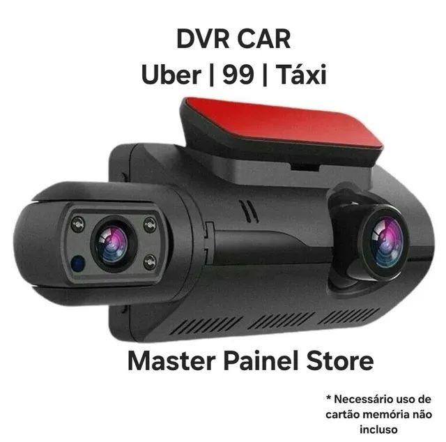 Câmera DVR Interna e Externa Carros Aplicativos Uber, 99, Cablify, Taxi - Foto 5