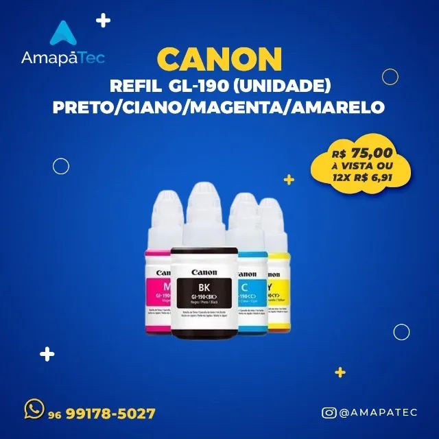 Refil de tinta Canon GL-190