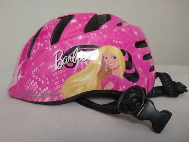 Capacete ciclismo regulável Barbie 