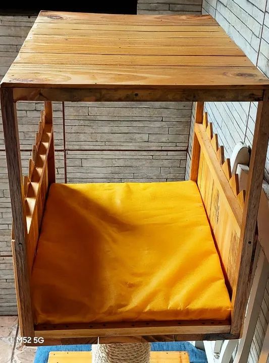 Cama/arranhador para gatos em madeira  - Foto 2