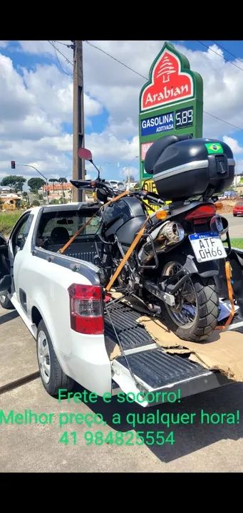 Socorro de moto frete