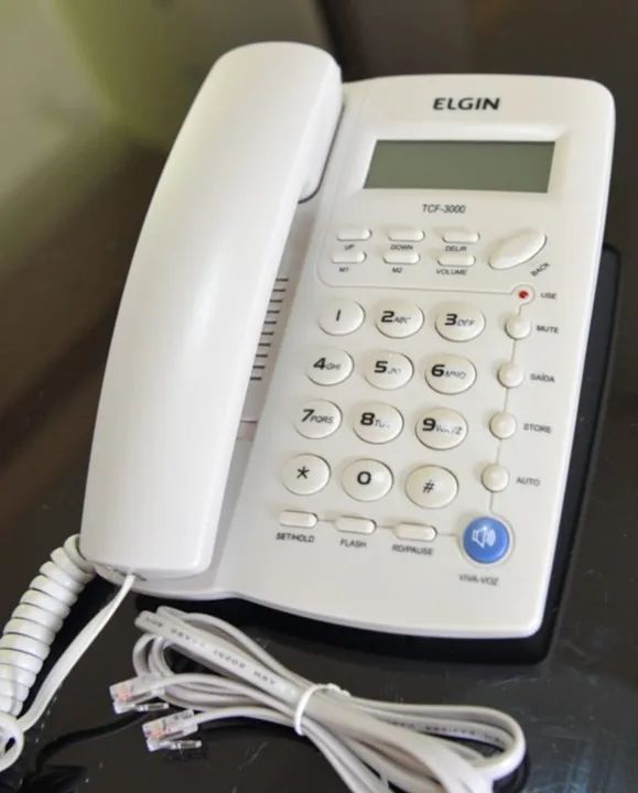 Telefone Elgin TCF-3000 em Ótimo Estado - Aproveite!