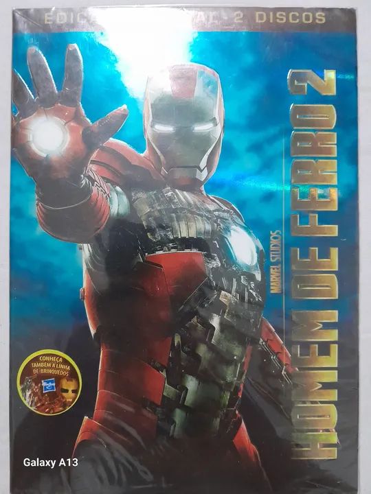 Dvd duplo *Lacrado* Homem de Ferro 2 