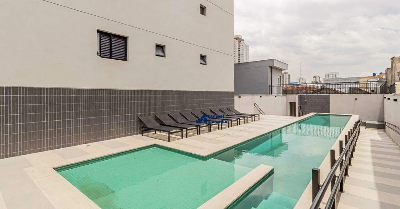 Apartamjento stúdio 30 m2 úteis 01 wc s/ garagem prédio novo pronto