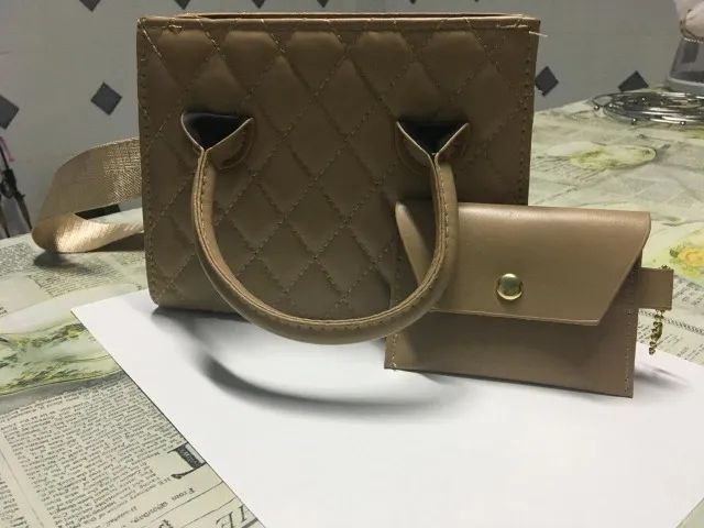 bolsa feminina Bege - Foto 2