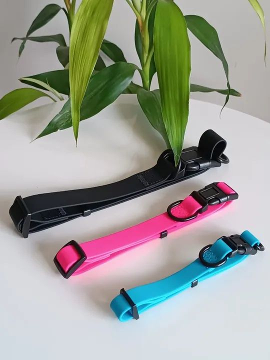 Coleira para cachorro (coleira à prova d'água P, M e G) - Foto 2