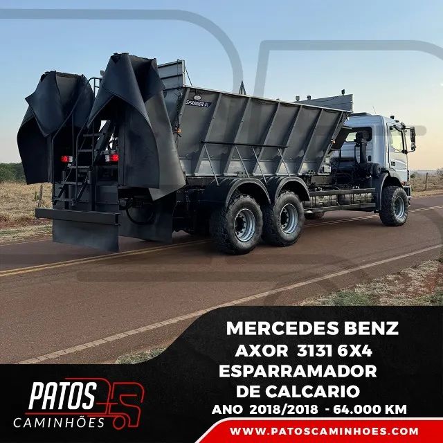 Mercedes Benz Axor 3131 6x4 Esparramador de Calcario 2018/2018 - Foto 9