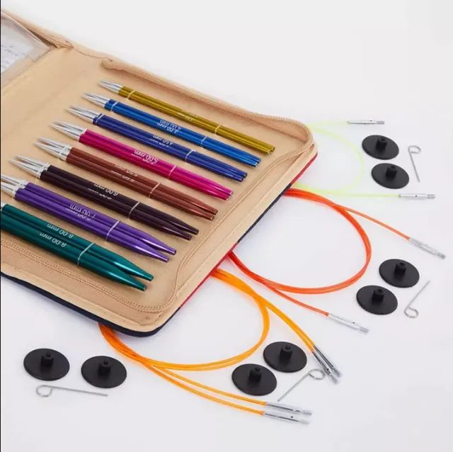 Kit Agulha Tricô Circular Intercambiável Zing Knit Pro - Foto 5