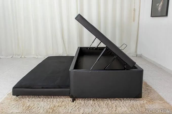 Cama Box solteiro e auxiliar com Baú - Preço Imperdível! 