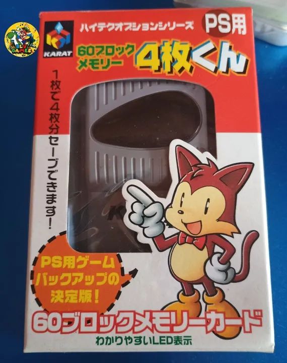 Memory Card Karat 60 PS1 - 4 em 1