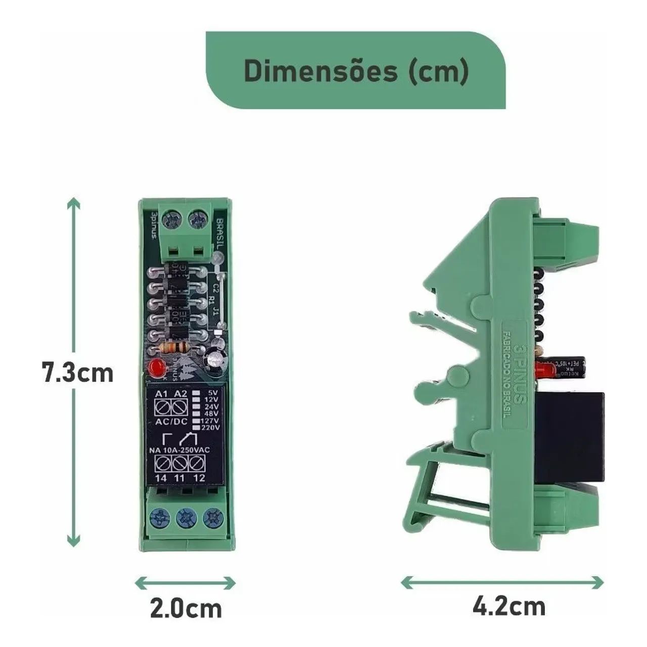 Relé de interface 24 v para Instalações Elétricas - Foto 2