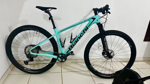 MTB Bianchi Methanol CV RS - Shimano XT - Potenciômetro - Sidi Ultimate - DT Swiss