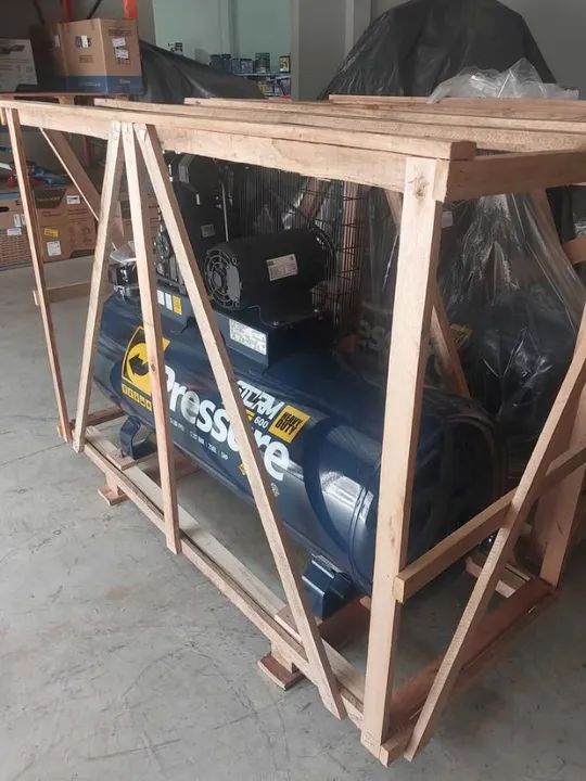 Compressor de ar 250L 20Pcm 175Lbs Trifásico 5Hp Storm 600 - Pressure (Loja) - Foto 3
