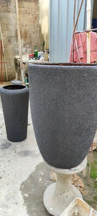 Vasos com acabamento de cristal