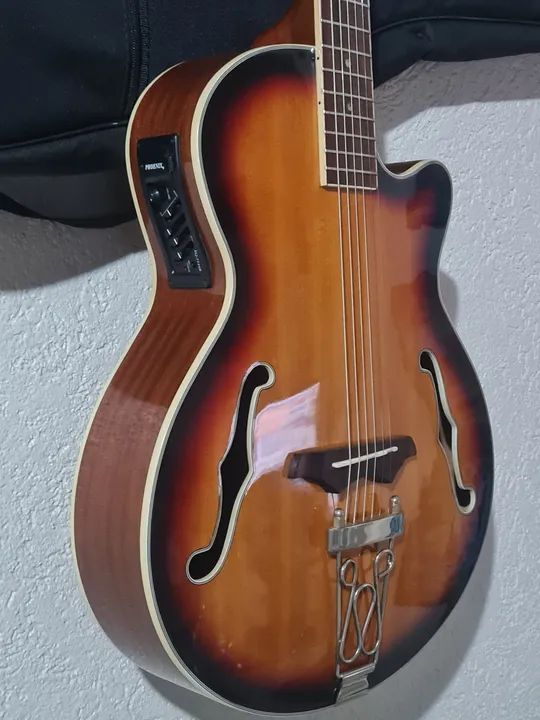 Violao Phoenix eletroacústico Semi flat modelo PJ90SBEQ - Foto 6