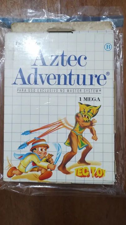 Aztec adventure original para master system