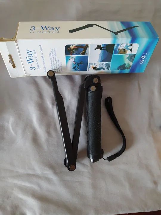 Tripé 3 em 1 para Câmera - Grip, Braço e Tripé