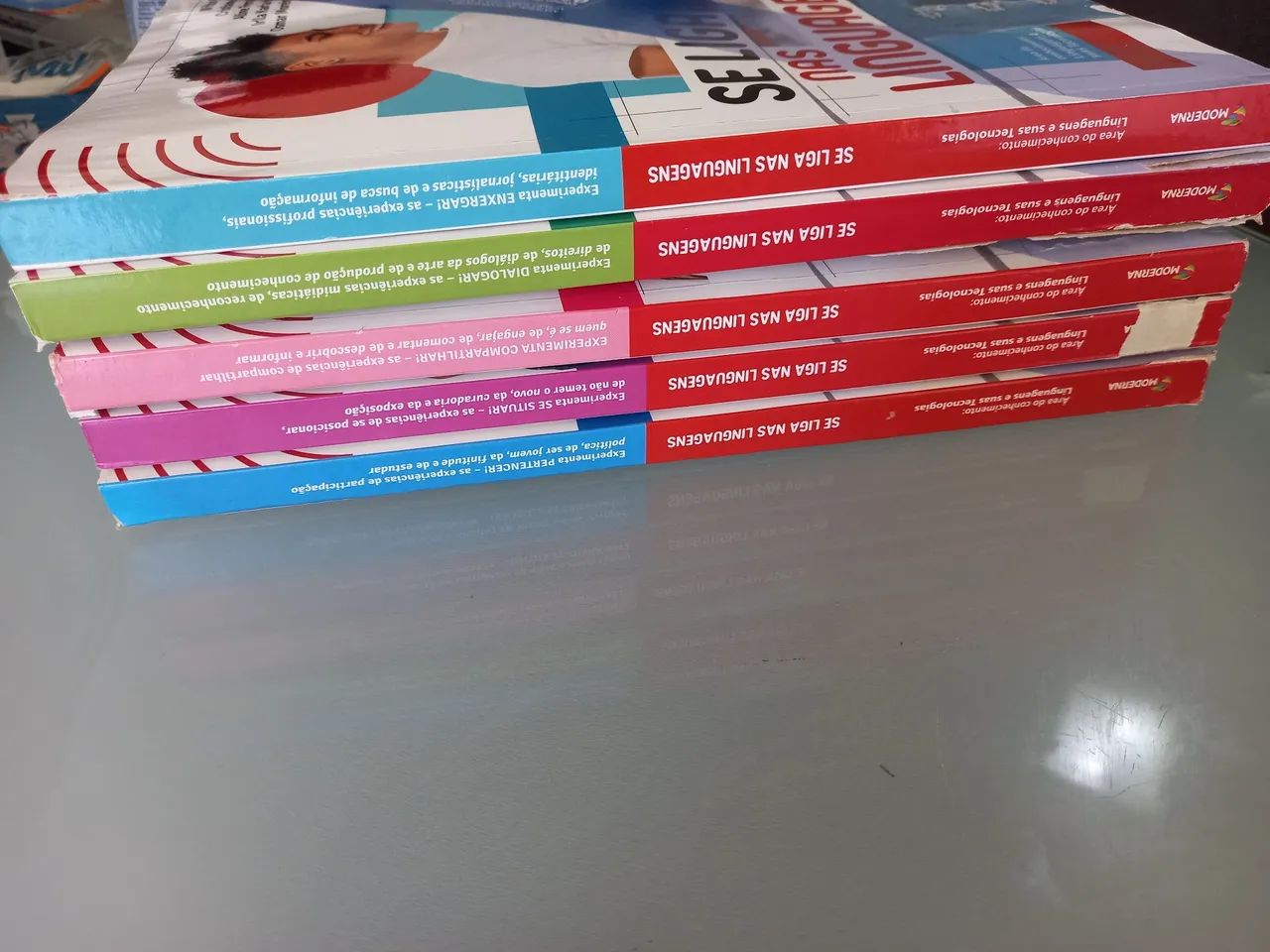 Kit 5 livros Se Liga nas Linguagens (livros do mestre) - Foto 3