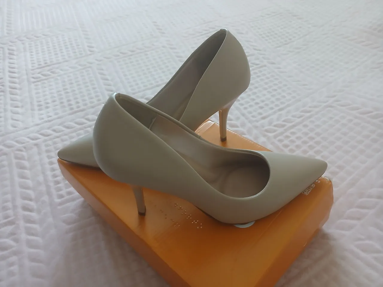 Scarpin Bege Clássico