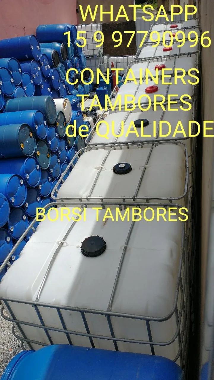 Container IBC 1000 Litros Bombona Tambor Plastico- Ótimo Estado - Foto 3