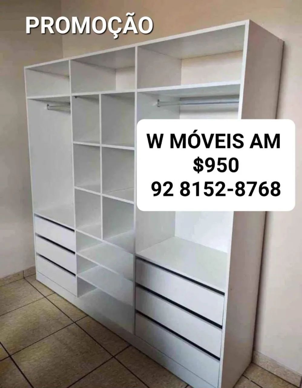 Closet a pronta entrega em promoção imperdível 