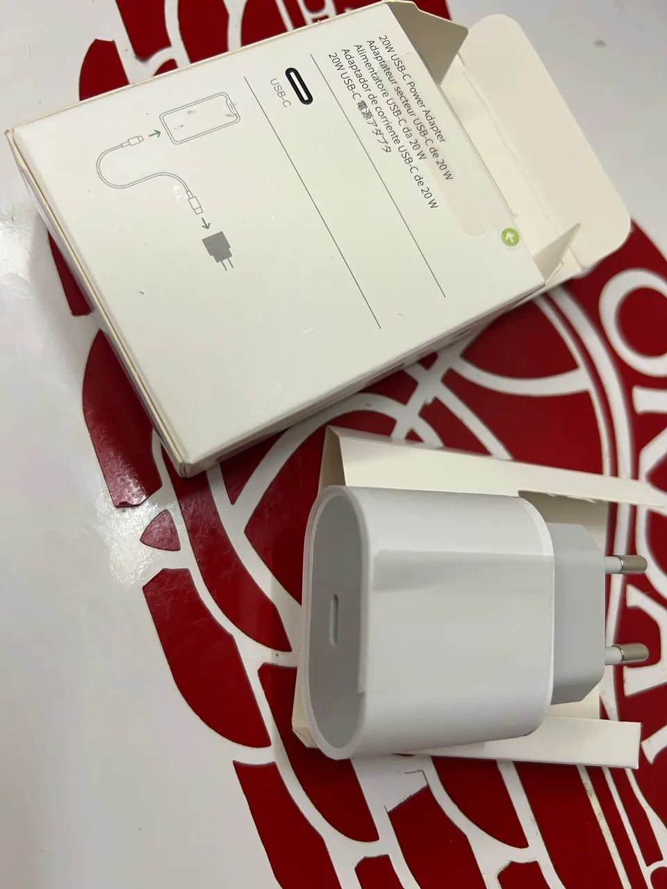 Adaptador de corrente USB-C de 20 W Fonte IPhone Apple  - Foto 3