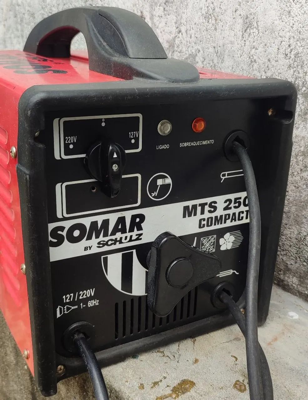 Máquina de solda somar 127 e 220v 250ap