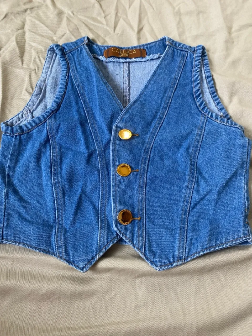 Colete Jeans Vintage CALLICA