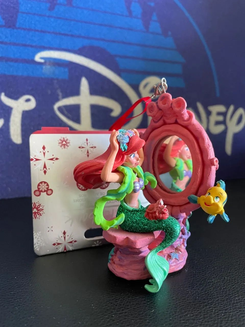 Enfeite Ariel e Linguado - Disney store