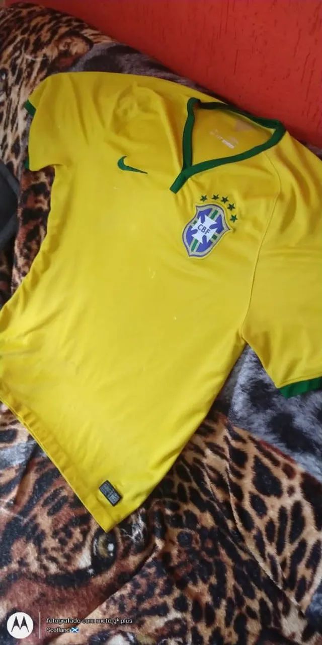 Camiseta Brasil 2014 Nike tamanho G