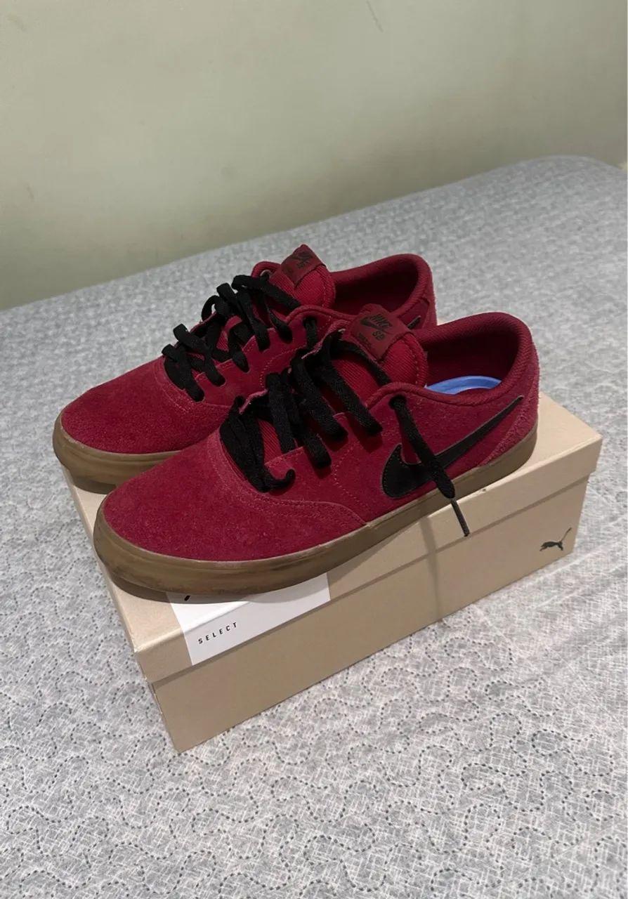 Nike SB Check (Edição 2018) Vermelho/Preto N° 42 - Foto 2