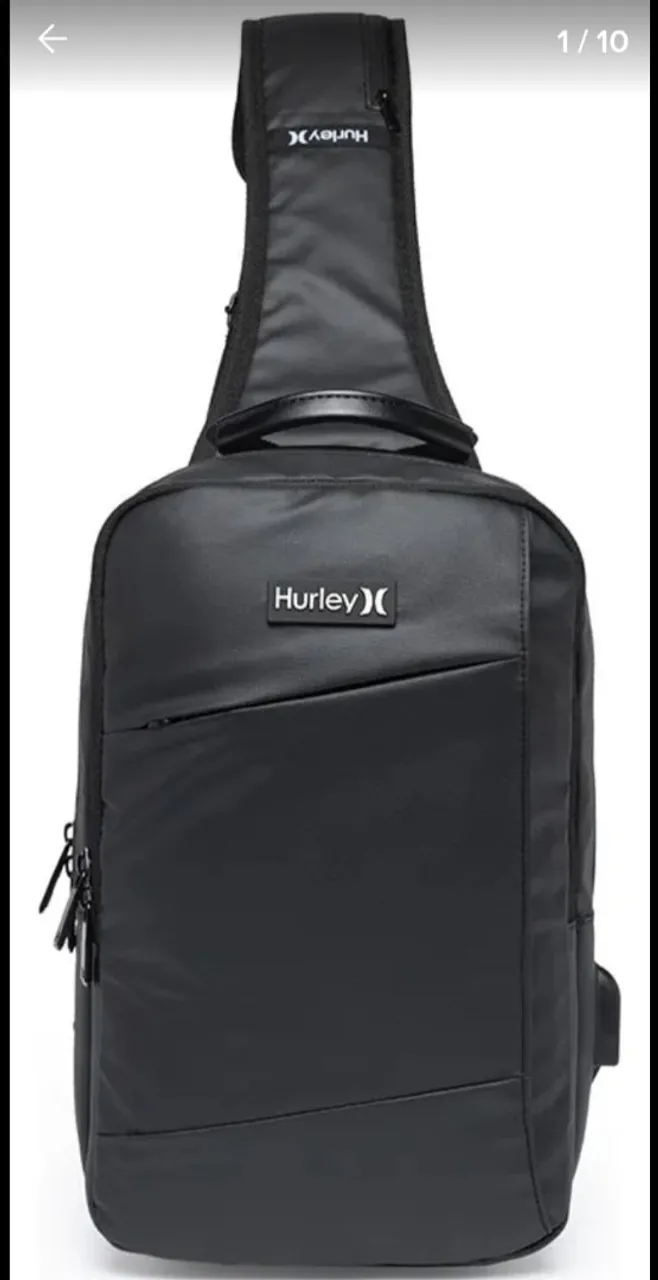 Bag/Mochila masculina Hurley original Preta