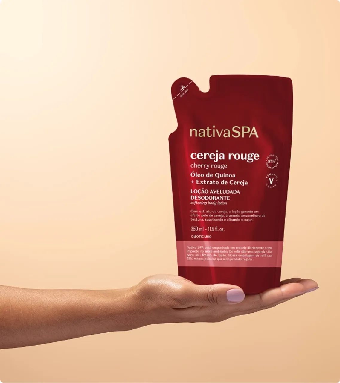 Refil Cereja Rouge (Nativa Spa) Boticario 