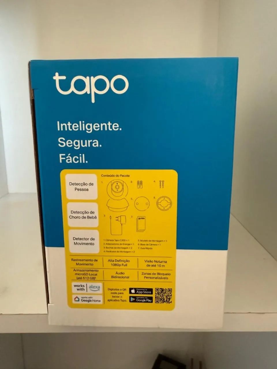 Câmera de Segurança Residencial Wi-fi Tapo 1080p Full HD - Foto 5