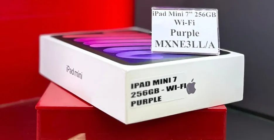 Apple iPad Mini 7 - 256GB - Wi-Fi - Purple - MXNE3LL/A - Produto