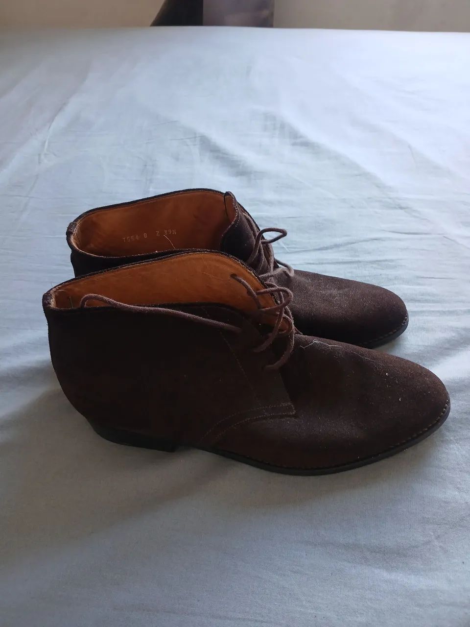 Bota de couro Bagagio armani - Foto 3