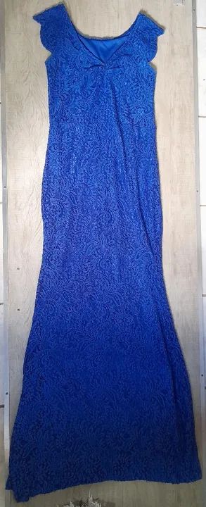 Vestido Longo de Renda