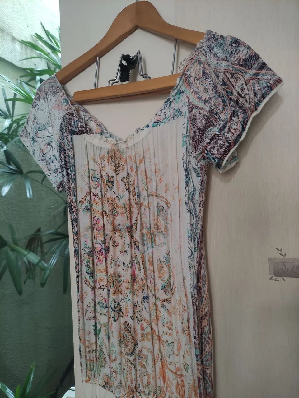 absoluto vestido longo viscose ombro a ombro - Foto 5