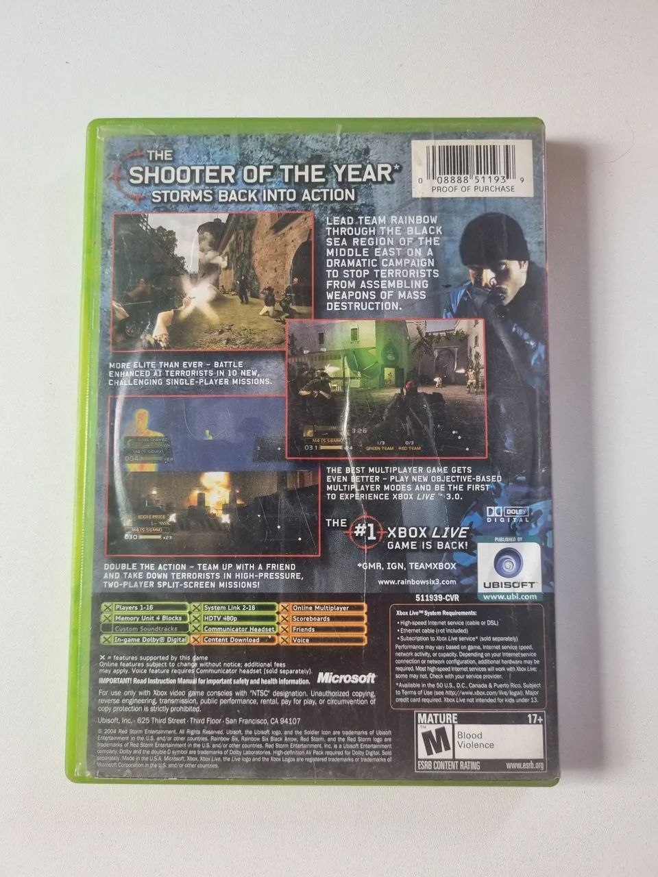 Rainbow Six 3 Black Arrow Xbox - Foto 3