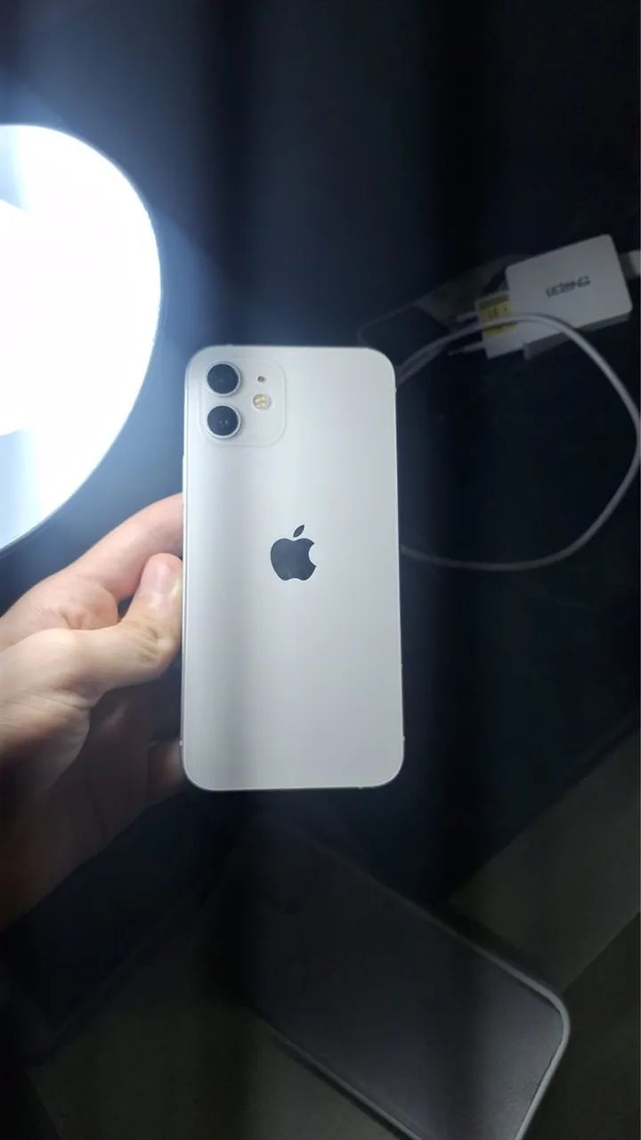 IPHONE 12 128 GB, COM CAIXA SEM MARCAR DE USO PRA VENDER LOGO
