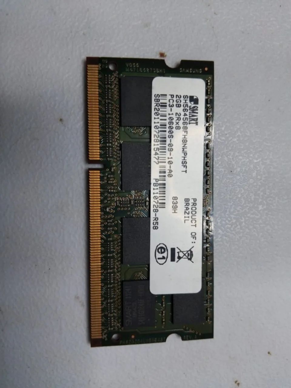 Memoria 2gb Pc3l 12800s 1.35v Para Notebook