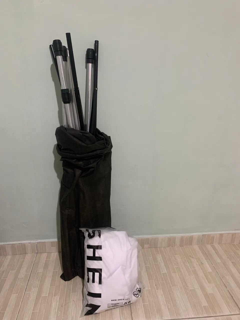 Cubo fotográfico + suporte de painel e pano branco - Foto 6