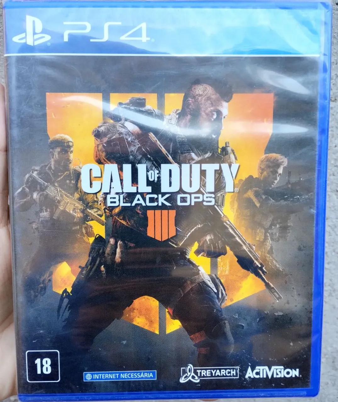 jogo call of duty black ops 4 ps4 ps5 lacrado