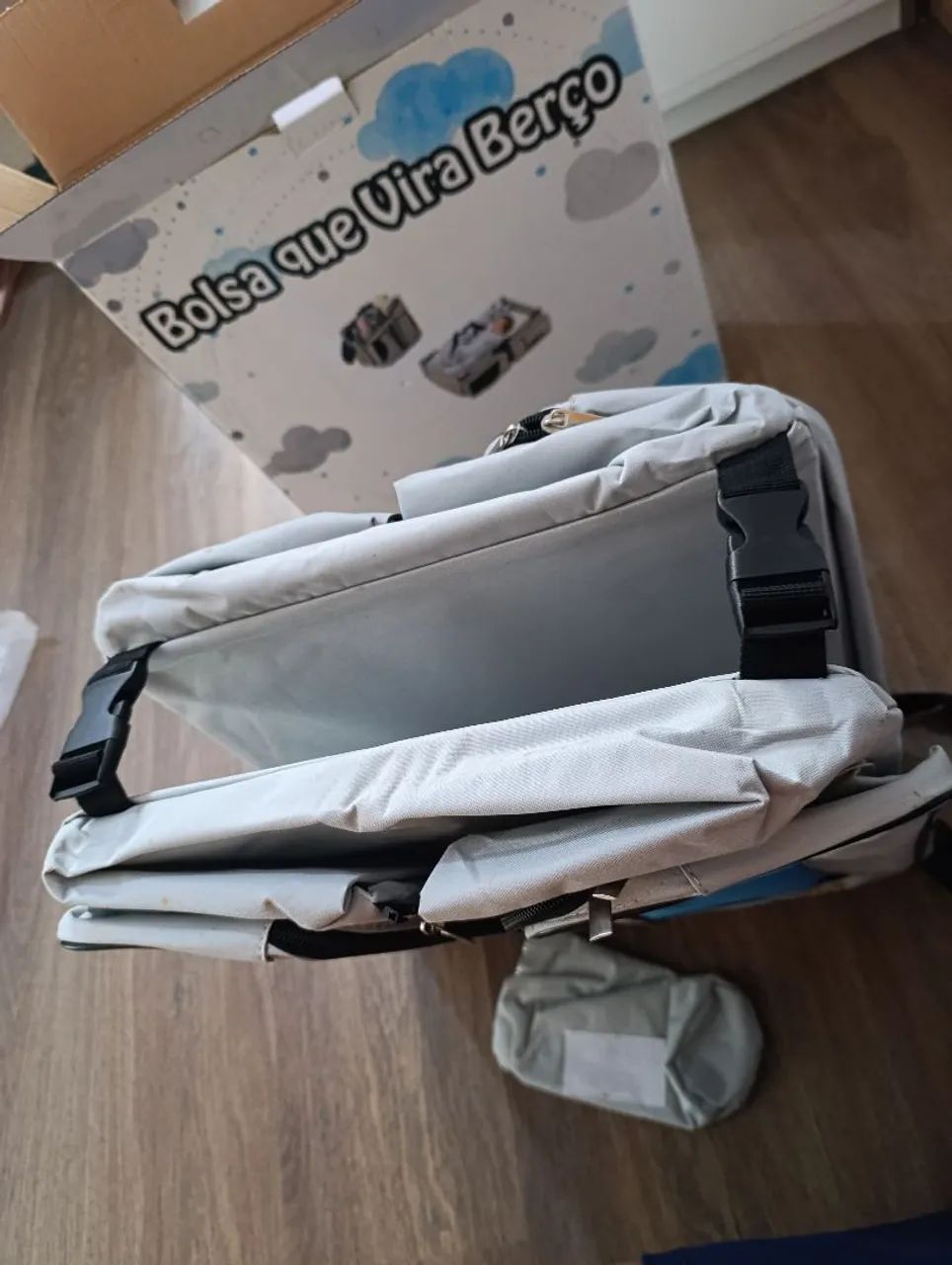 Bolsa que vira berço  - Foto 5