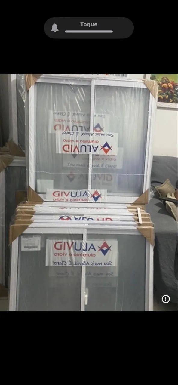 Janela nova alumínio 