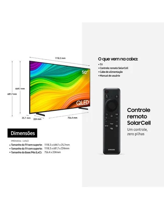 Smart TV 65 Polegadas | QLed | Q60D | Lacrada | Nota Fiscal  - Foto 3